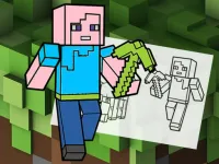 Minecraft Fun Coloring Book image