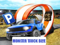 Monster-Truck-Parking Free 3D Blue image