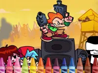 Friday Night Funkin Coloring image